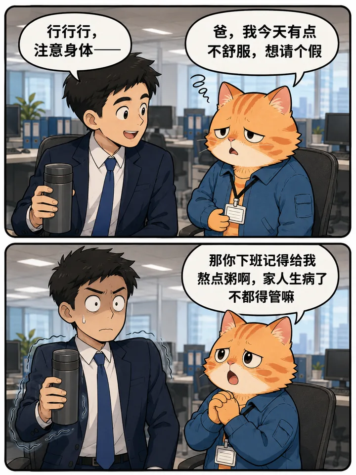 Office Cat · Comic strip